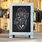 Flash Furniture Rustic Blue Magnetic Table/Hanging Chalkboards, 10PK 10-HFKHD-GDIS-CRE8-912315-GG - alternate 1